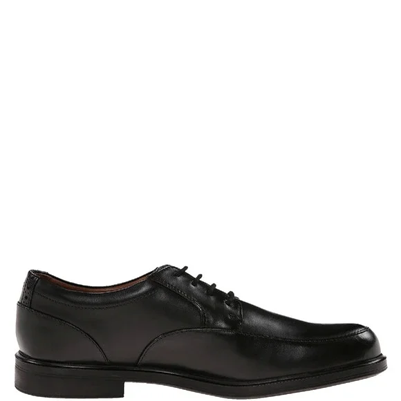 Clarks Mens Gabson Apron Oxfords Shoes Black 12M - Picture 6 of 7